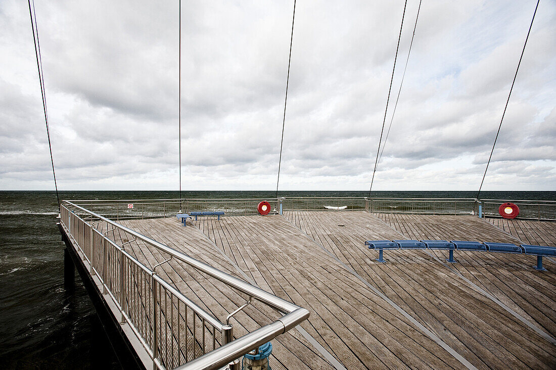 Seebrücke von Hohwacht, Ostsee, Schleswig-Holstein, Deutschland