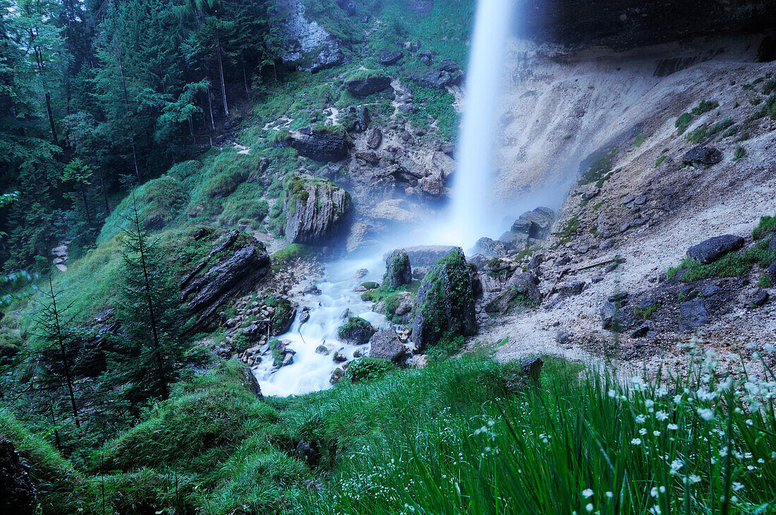 Pericnik-Wasserfall, Nationalpark Triglav, Julische Alpen, Slowenien
