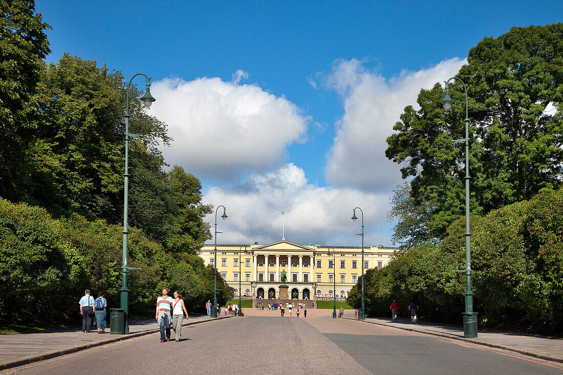 Königliches Schloss, Oslo, Südnorwegen, Norwegen, Königliches Schloss