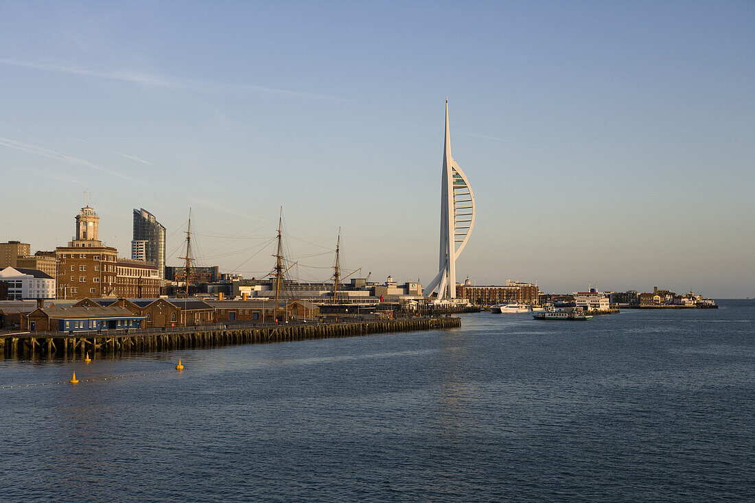 Portsmouth Historic Dockyard and Spinnaker Tower, Portsmouth, Hampshire, England, Europe