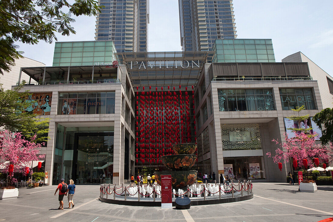 Einkaufszentrum Pavillion im Vergnügungsviertel Bukit Bintang, Kuala Lumpur, Hauptstadt von Malaysia, Asien