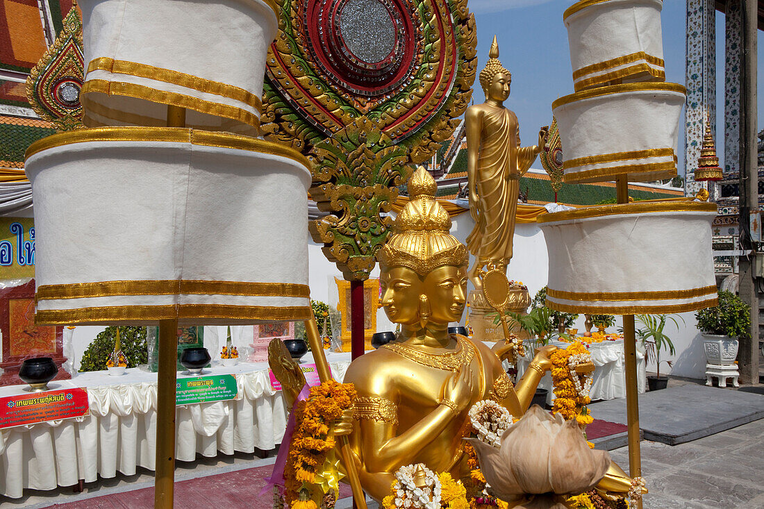 Buddhistic temple Wat Arun, Bangkok, Thailand, Asia