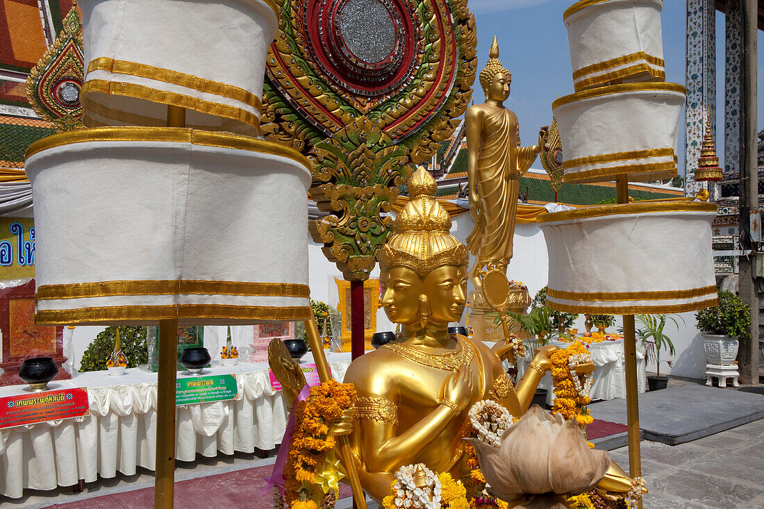 Buddhistischer Tempel Wat Arun, Bangkok, Thailand, Asien