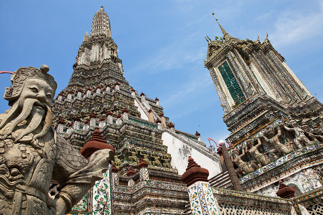Buddhistic temple Wat Arun, Bangkok, Thailand, Asia