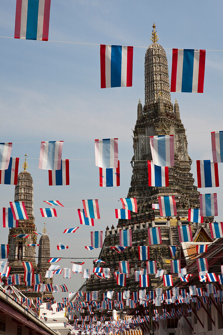 Buddhistischer Tempel Wat Arun, Bangkok, Thailand, Asien