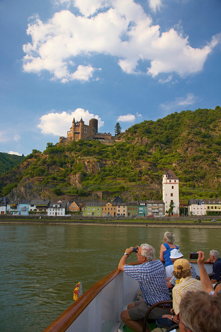 Katz castle, St. Goarshausen, Rhineland-Palatinate, Germany
