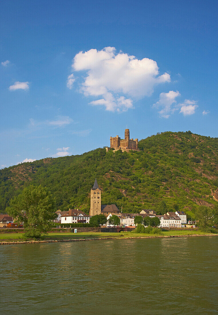 Burg Maus, Wellmich, St. Goarshausen, Rheinland-Pfalz, Deutschland