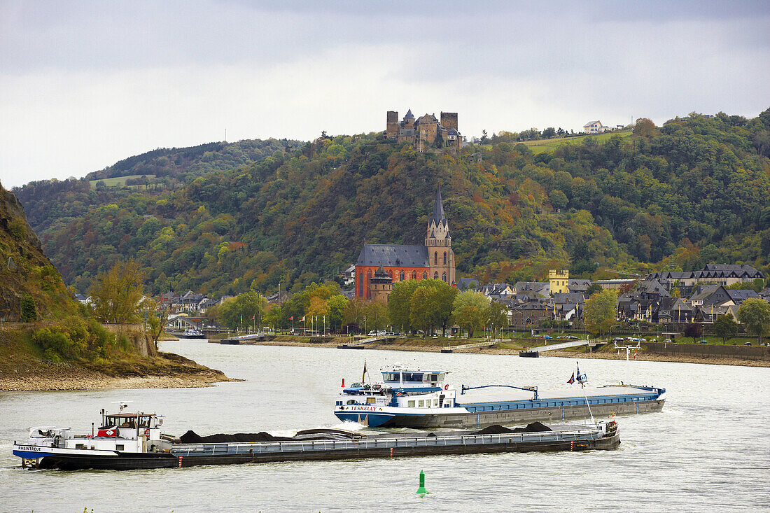 Oberwesel, Cultural Heritage of the World: Oberes Mittelrheintal (since 2002), Mittelrhein, Rhineland-Palatinate, Germany, Europe