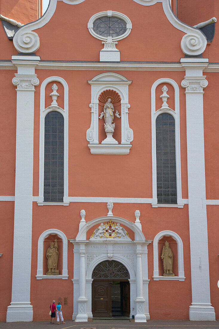 Basilica Saint Saviour, Pruem, Eifel mountains, Rhineland-Palatinate, Germany