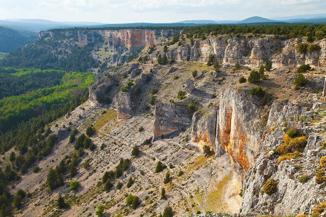 Mirador de La Galiana, Parque Natural del Cañón del Río Lobos, Soria, Castilla y León, España