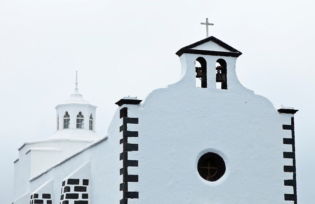 Ermita Virgen de los Dolores o Virgen de los Volcanes Patrona lanzaroteña Pueblo Mancha Blanca Isla Lanzarote Provincia Las Palmas Islas Canarias España