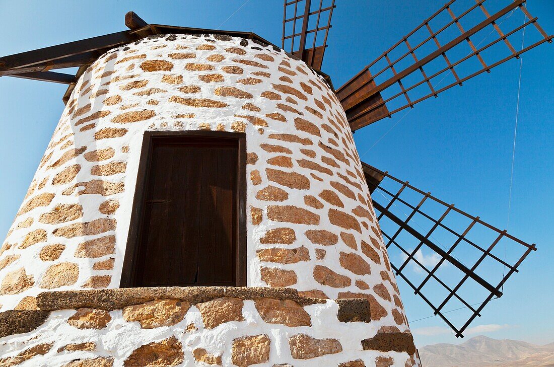 Molino Pueblo Las Parcelas Isla Fuerteventura Pronvincia Las Palmas Islas Canarias España