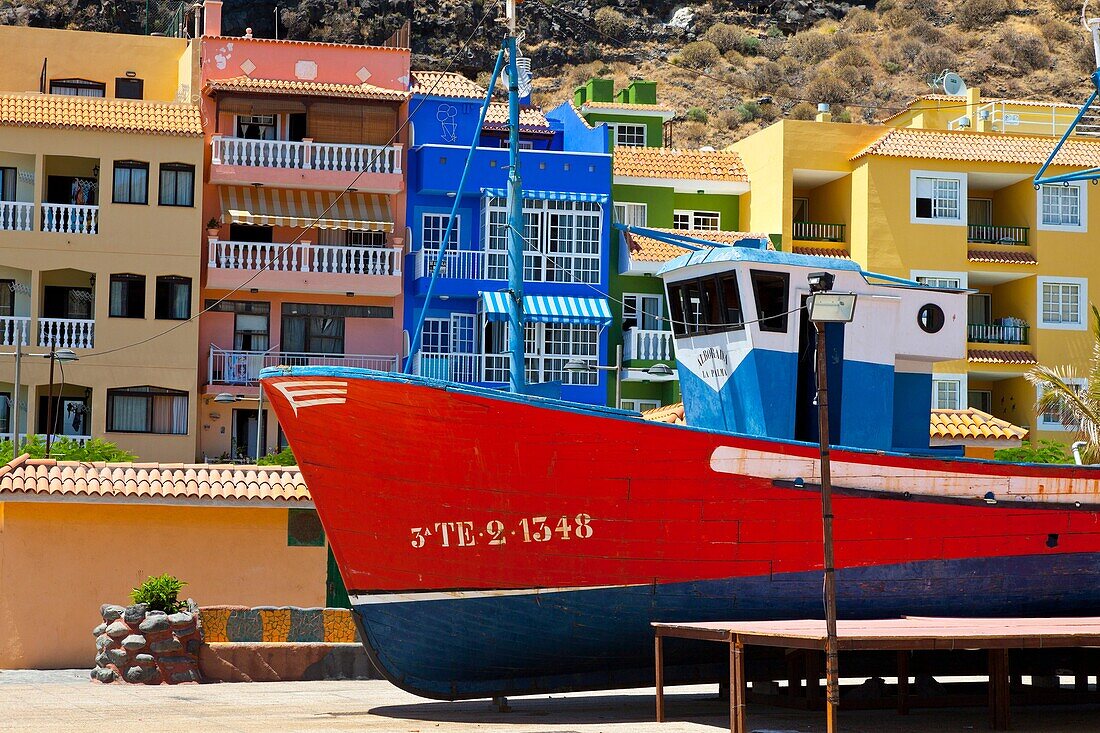 Paseo Marítimo del Puerto Pueblo Tazacorte Isla La Palma Provincia Santa Cruz Islas Canarias España