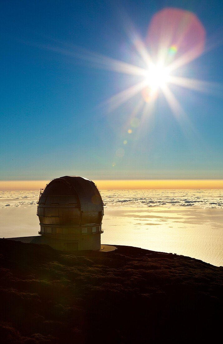 Gran Telescopio Canarias Observatorio Astrofísico del Roque de los Muchachos Parque Nacional de la Caldera de Taburiente Isla La Palma Provincia Santa Cruz Islas Canarias España