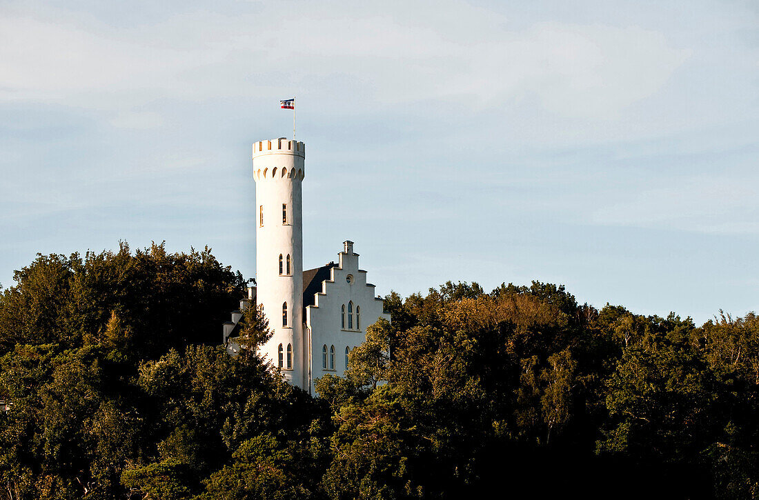 Das Schloss von Lietzow, Lietzow, Insel Rügen, Ostsee, Mecklenburg-Vorpommern, Deutschland