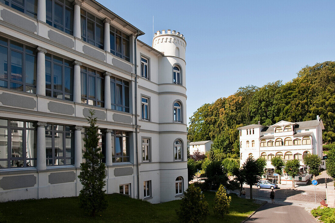 Typisches Haus in Sellin, Insel Rügen, Ostsee, Mecklenburg-Vorpommern, Deutschland