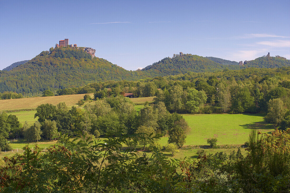 Trifels castle near Annweiler, Pfälzerwald, Rhineland-Palatinate, Germany, Europe
