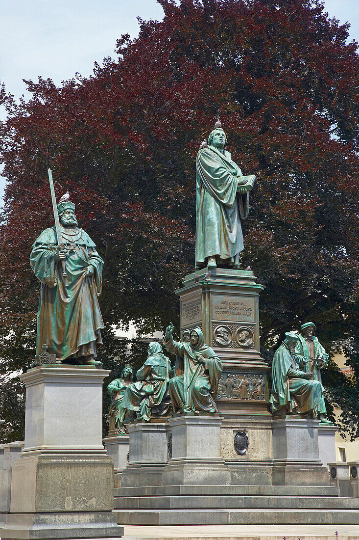 Lutherdenkmal, Worms, Rheinland-Pfalz, Deutschland