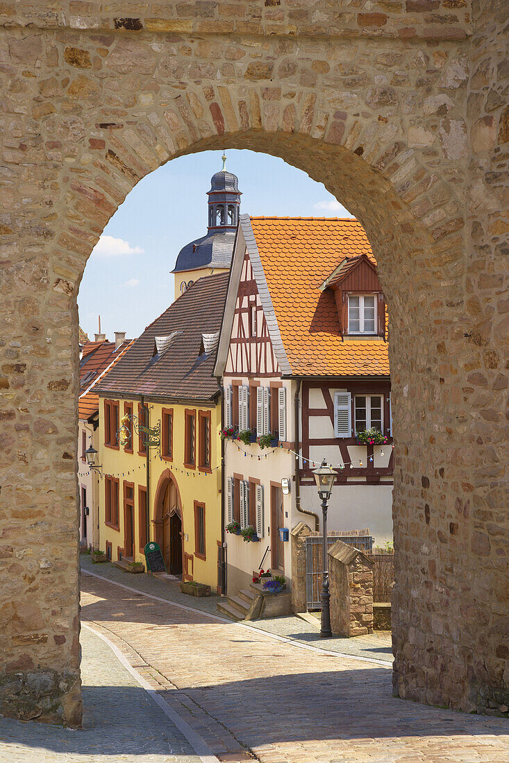 Kirchheimbolanden, Roter Turm, Altstadt, Nordpfalz, Rheinland-Pfalz, Deutschland, Europa