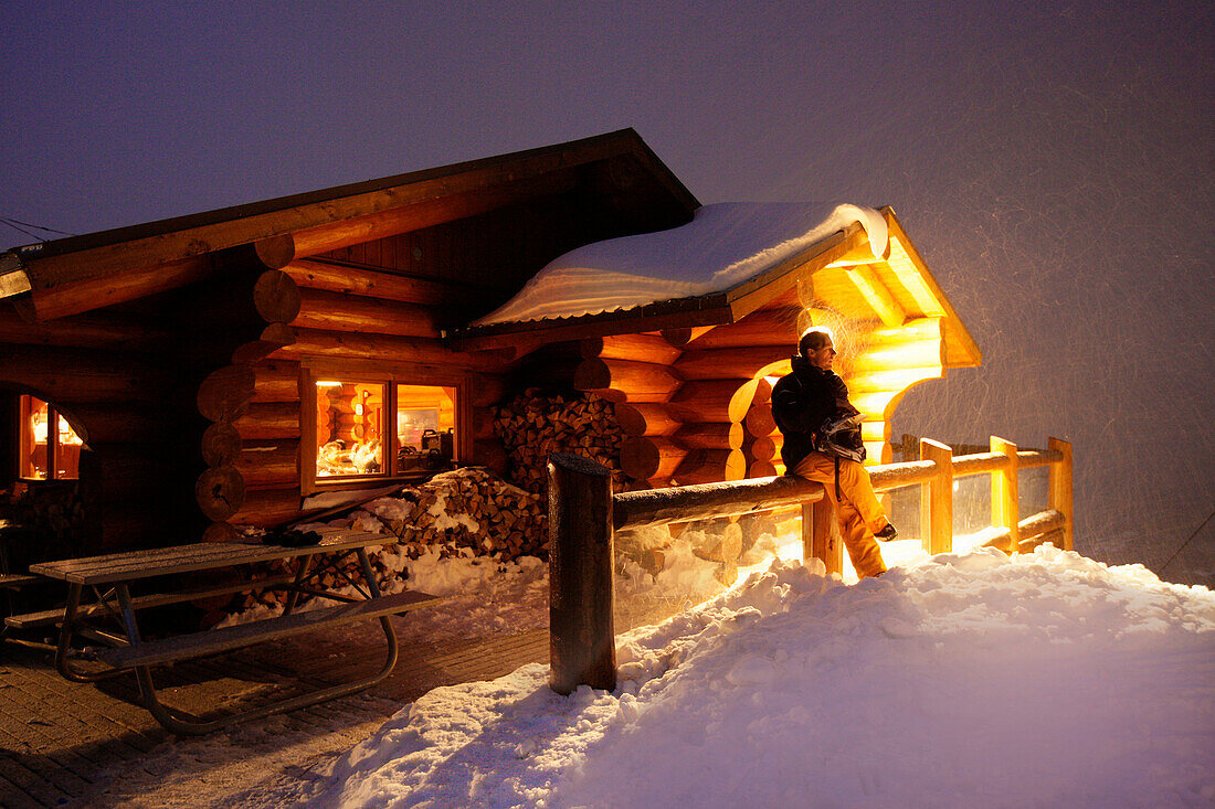 Berghütte Crystal Hut, Blackcomb Mountain, Whistler, British Columbia, Kanada