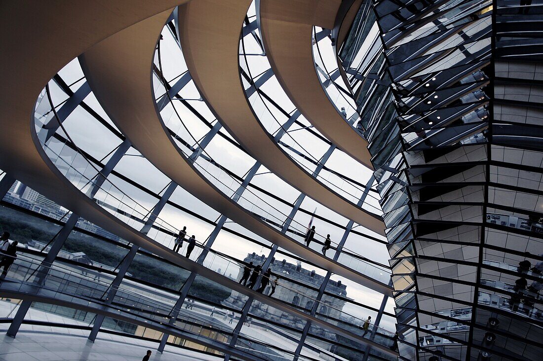 Reichstag Dome, by Norman Foster Berlin Germany