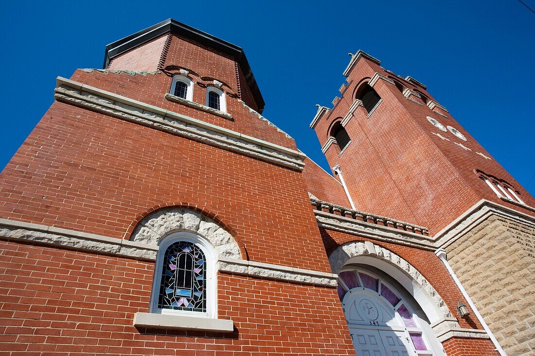 USA, Alabama, Montgomery, First Baptist Church, landmark during the struggle for Civil Rights by African-Americans