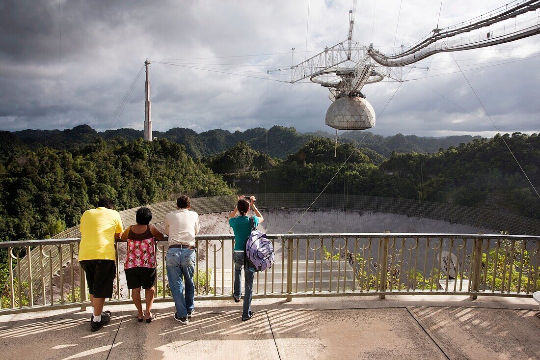 Puerto Rico, North Coast, Arecibo, Arecibo Observatory, world's largest radio telescope, visitors, NR