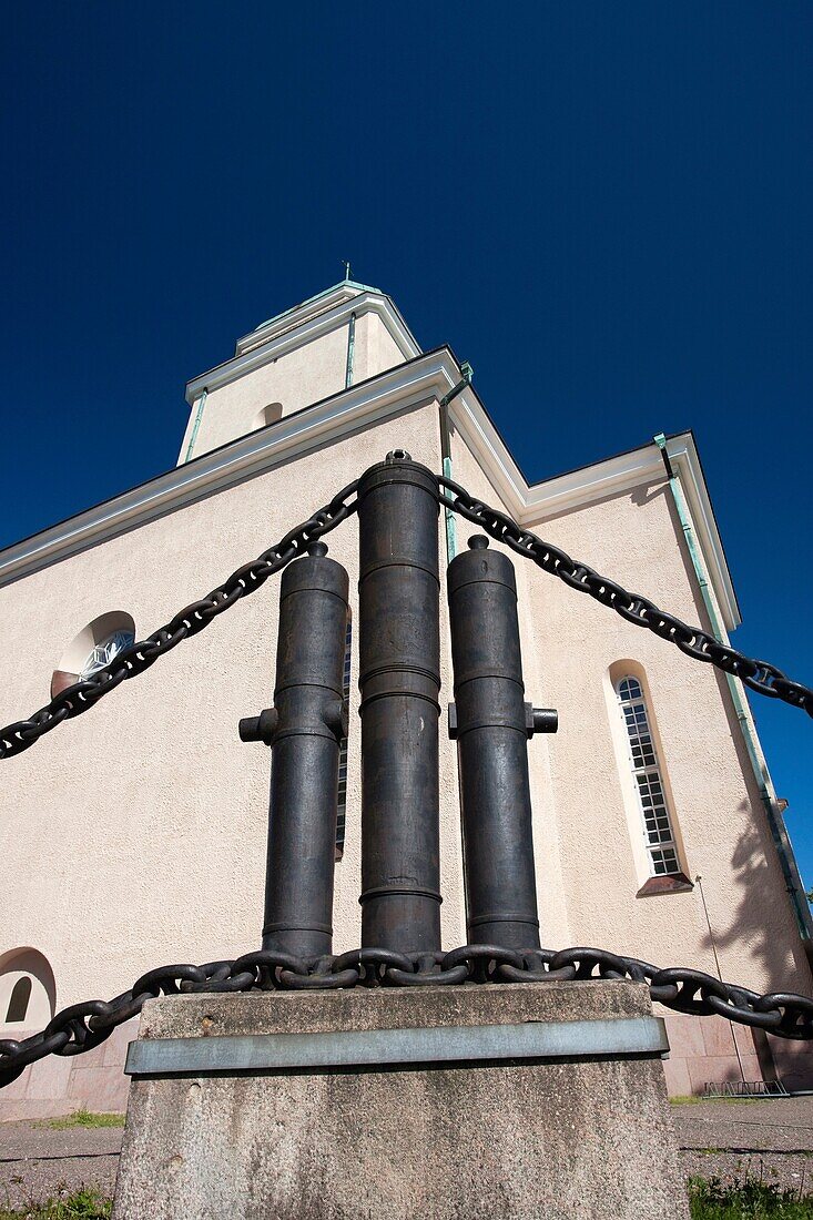 Finland, Helsinki, Suomenlinna-Sveaborg Fortress, Garrison Church