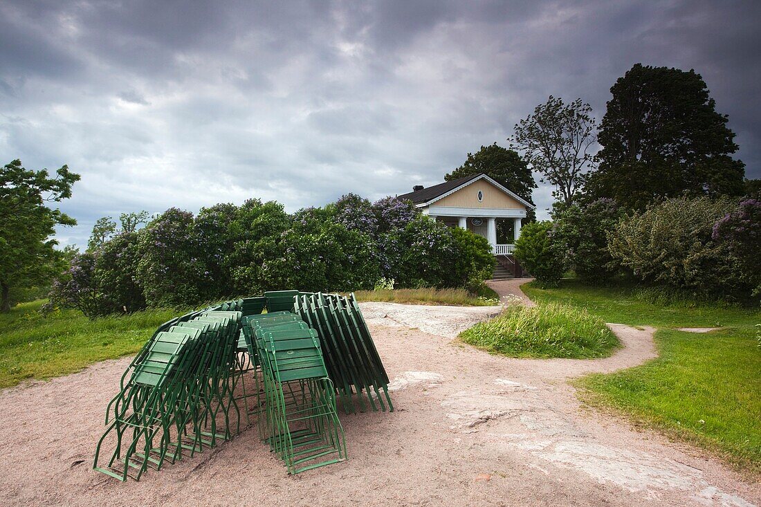 Finland, Helsinki, Suomenlinna-Sveaborg Fortress, fortress landscape