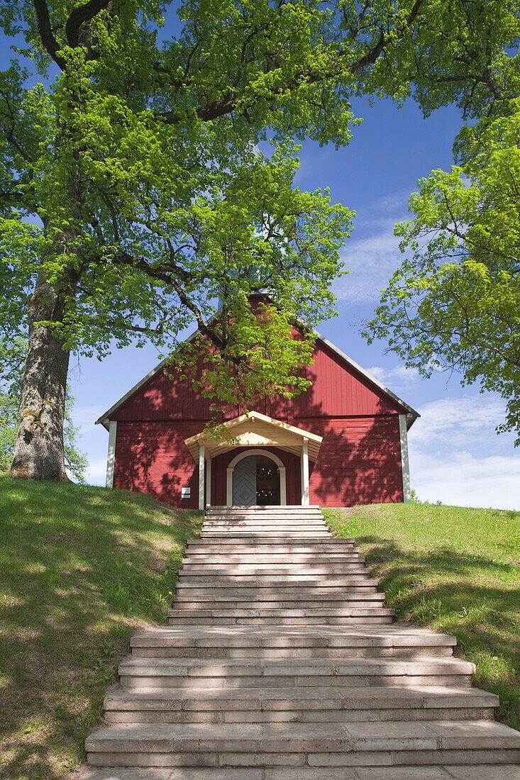 Latvia, Northeastern Latvia, Vidzeme Region, Gauja National Park, Sigulda, Turaida Museum Reserve, Turaida Church