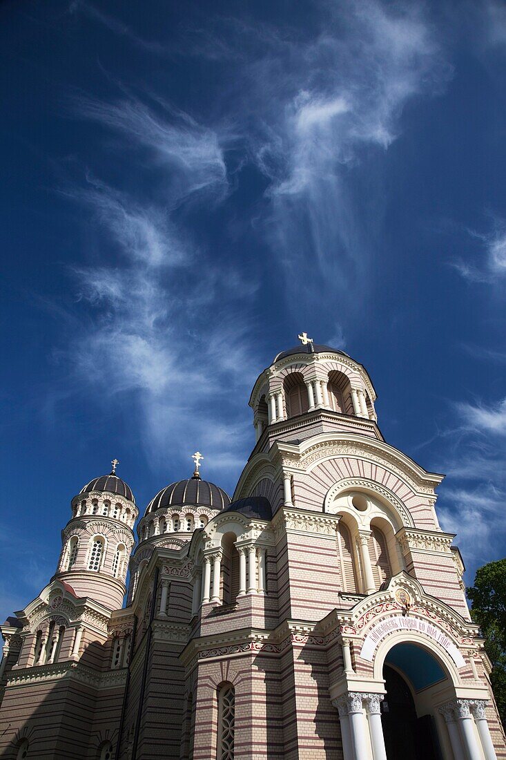 Latvia, Riga, Russian Orthodox Cathedral