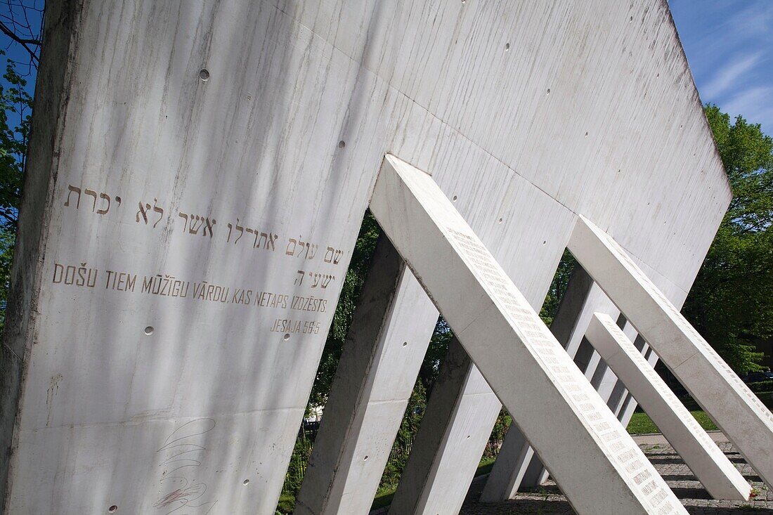 Latvia, Riga, Old Riga, Vecriga, Holocaust Memorial