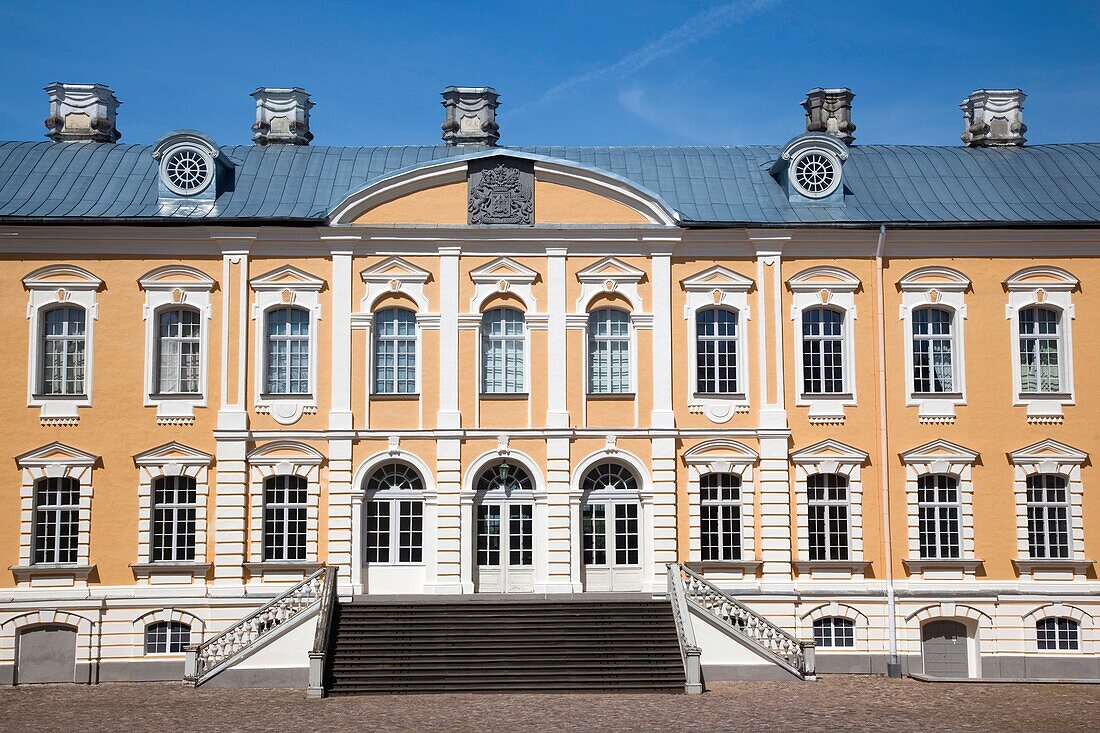 Latvia, Southern Latvia, Zemgale Region, Pilsrundale, Rundale Palace, b 1740, Bartolomeo Rastrelli, architect, exterior