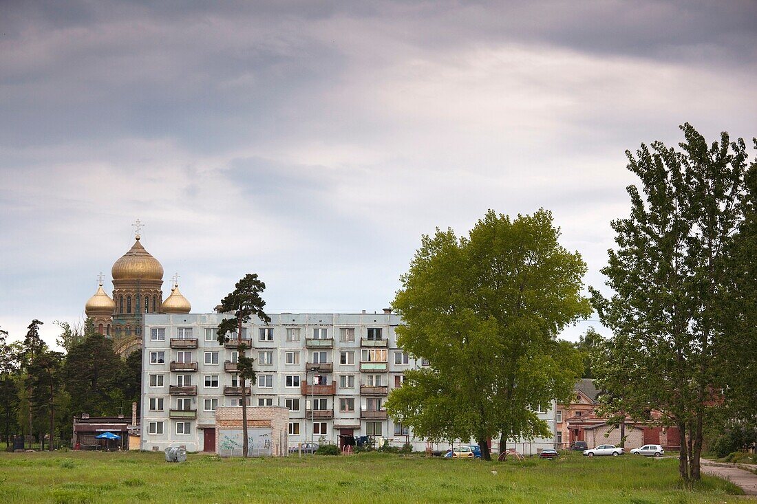 Latvia, Western Latvia, Kurzeme Region, Liepaja-Karosta, former Soviet Navy housing