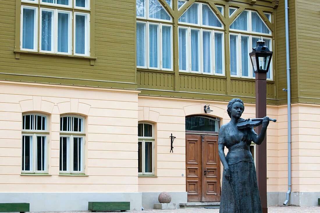 Latvia, Western Latvia, Kurzeme Region, Kuldiga, Kuldiga Historic Museum, once home to the Russian pavilion at the 1900 Paris World Exhibition