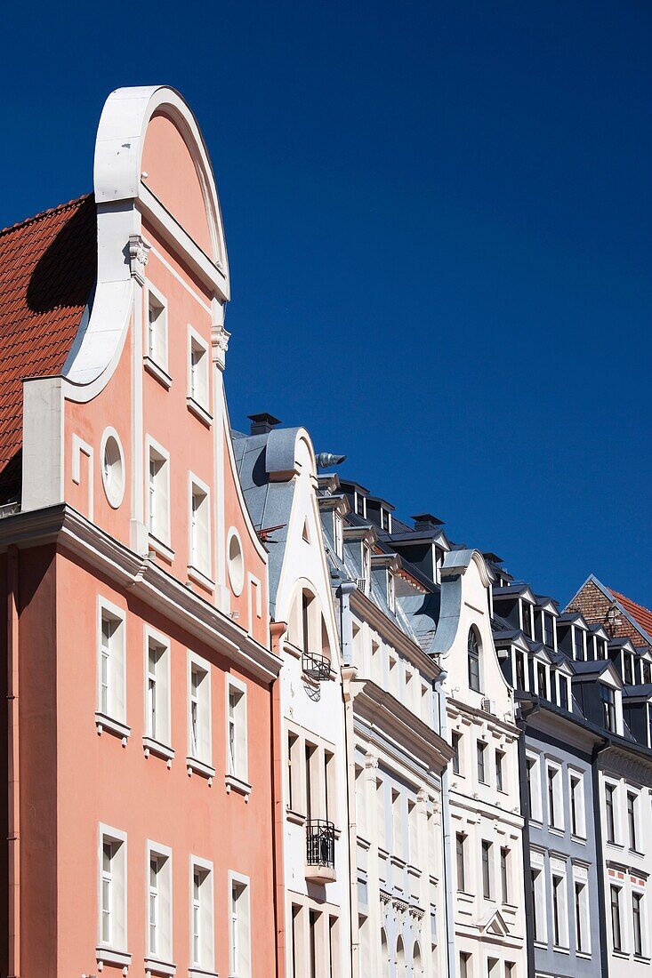 Latvia, Riga, Vecriga, Old Riga, Ratslaukums, Town Hall Square, buildings
