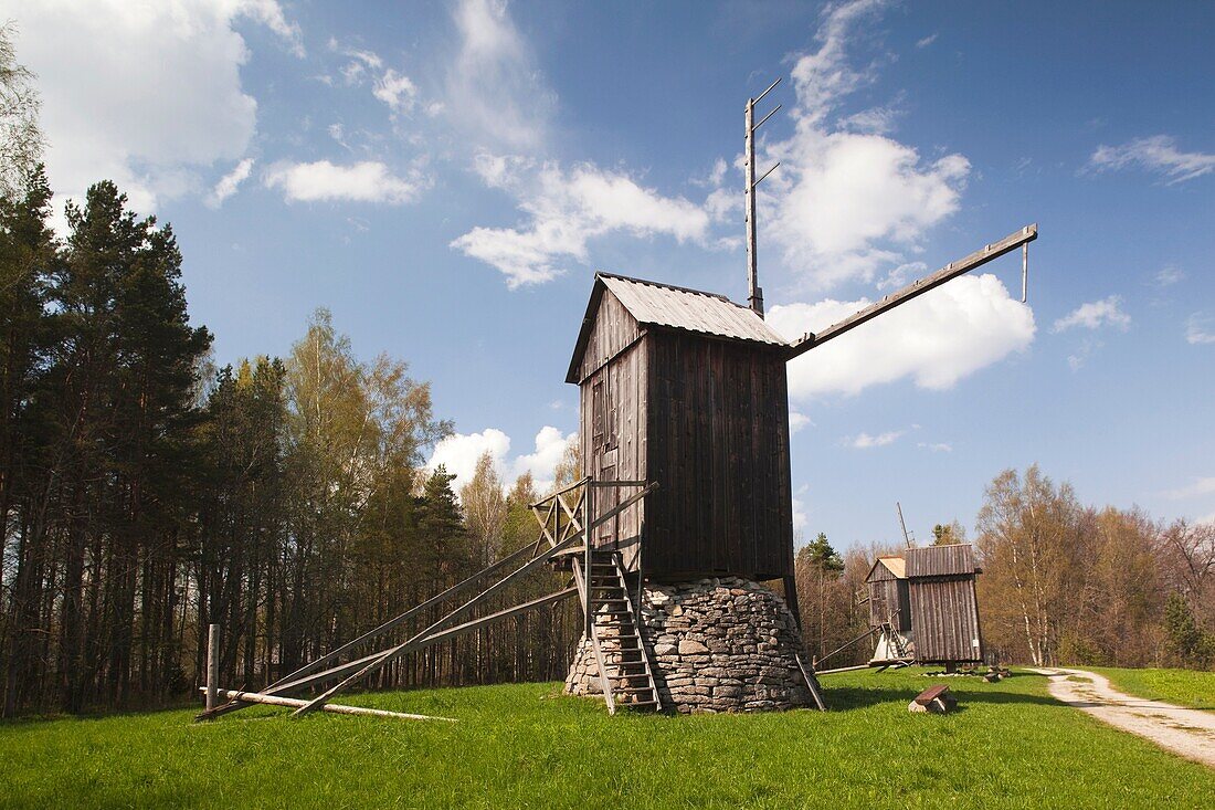 Estonia, Tallinn, Rocca Al Mare village, Estonian Open Air Museum, old windmill