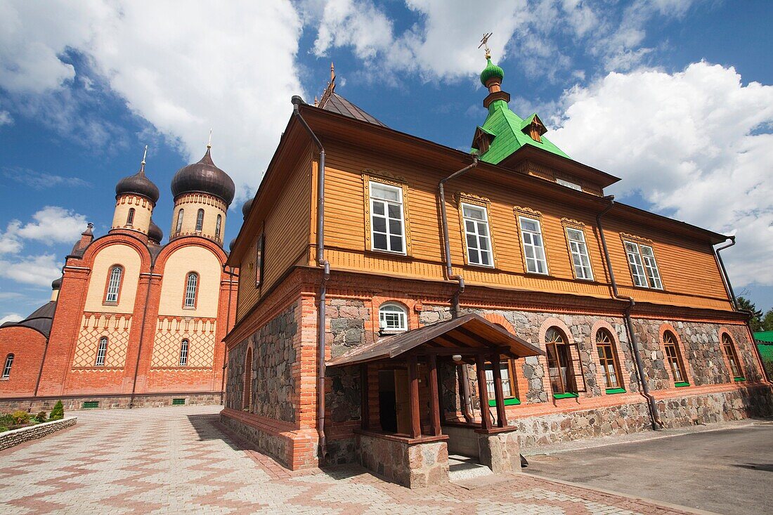 Estonia, Northeastern Estonia, Kuremae, Russian Orthodox Puhtitsa Convent, b 1895, main church