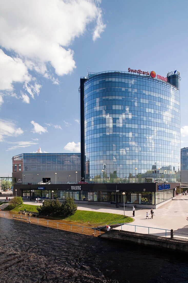 Estonia, Southeastern Estonia, Tartu, modern buildings of Tasku Centre