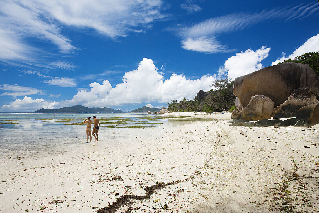 Anse Source d'Argent beach, L'Union Estate Plantation, La Digue island, Seychelles