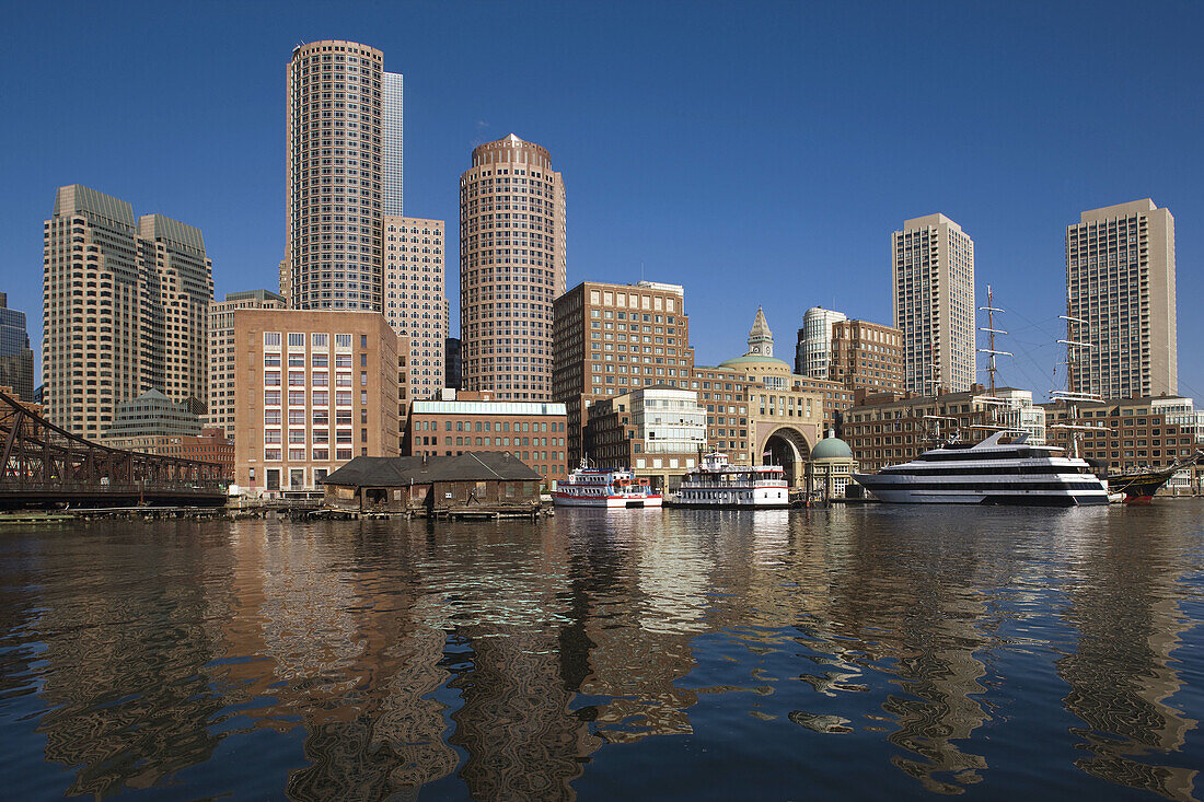 Rowes Wharf in the morning, Boston, Massachusetts, USA