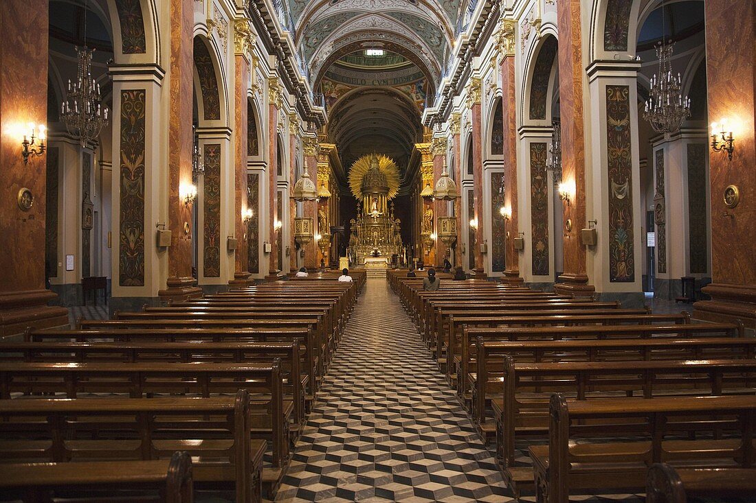 Argentina, Salta Province, Salta, Salta Cathedral, interior