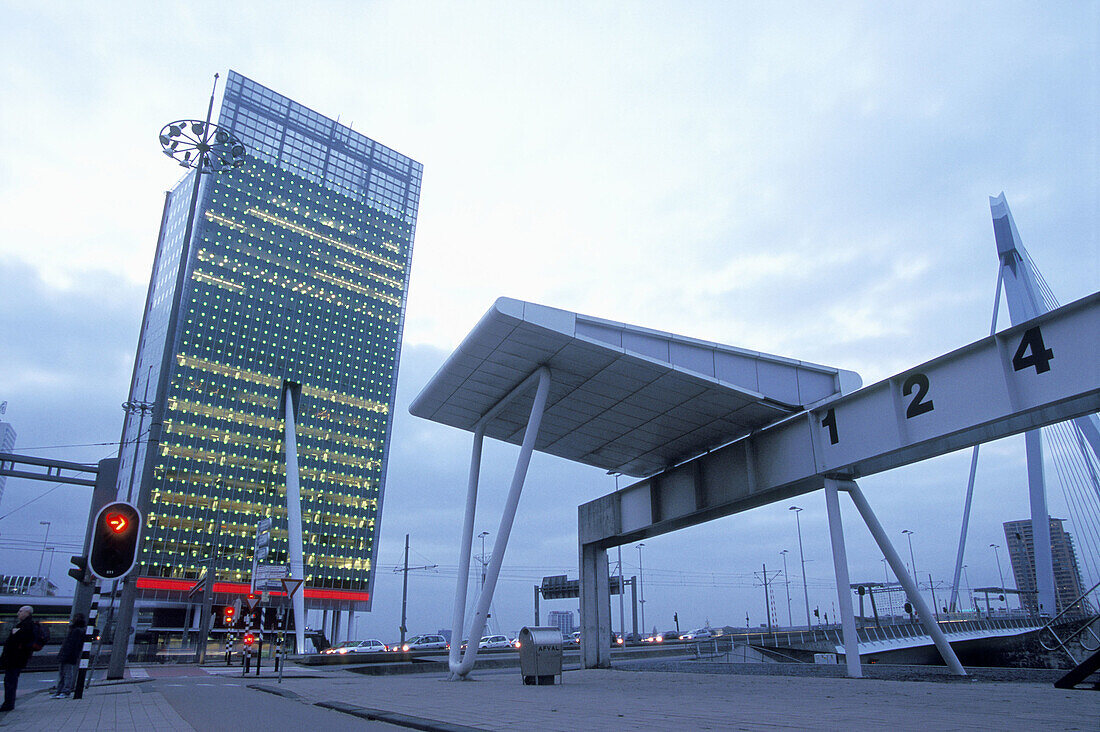KPN Tower (Tower on South, 'Toren Op Zuid') office building, Rotterdam, The Netherlands