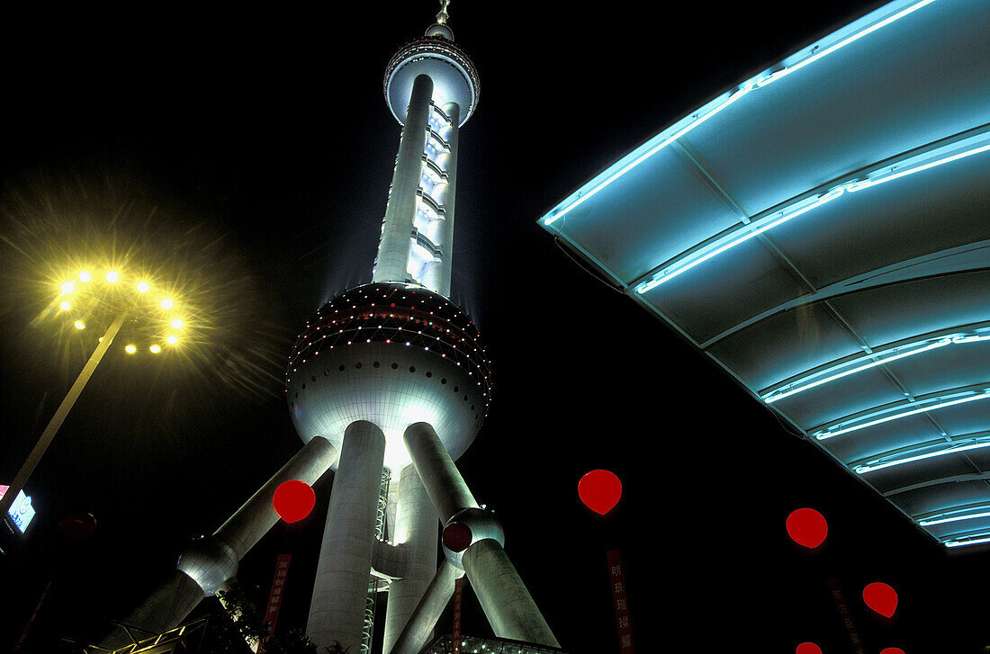 Oriental Pearl TV tower, Pudong, Shanghai, China