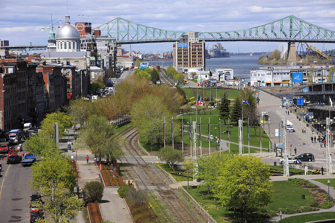 Vieux-Port view, Montreal, Quebec, Canada
