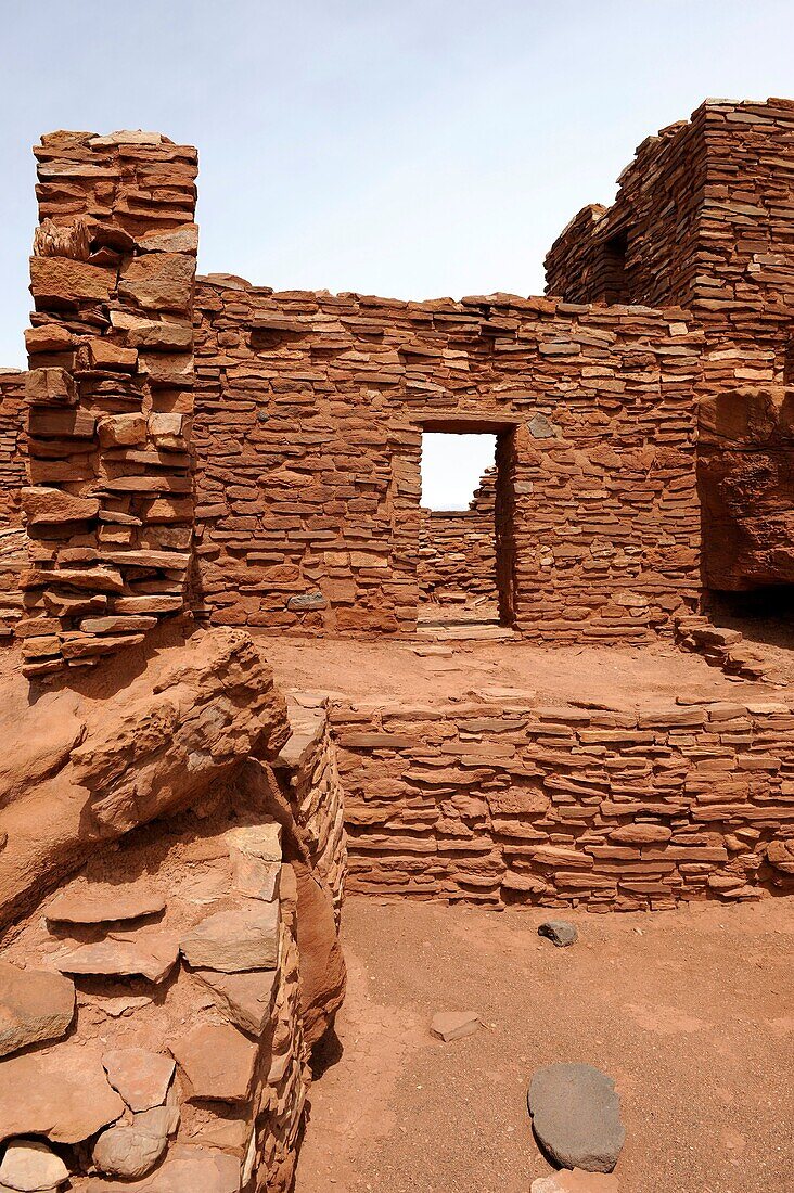 Ruins at Wupatki Pueblo National Monument Flagstaff Arizona