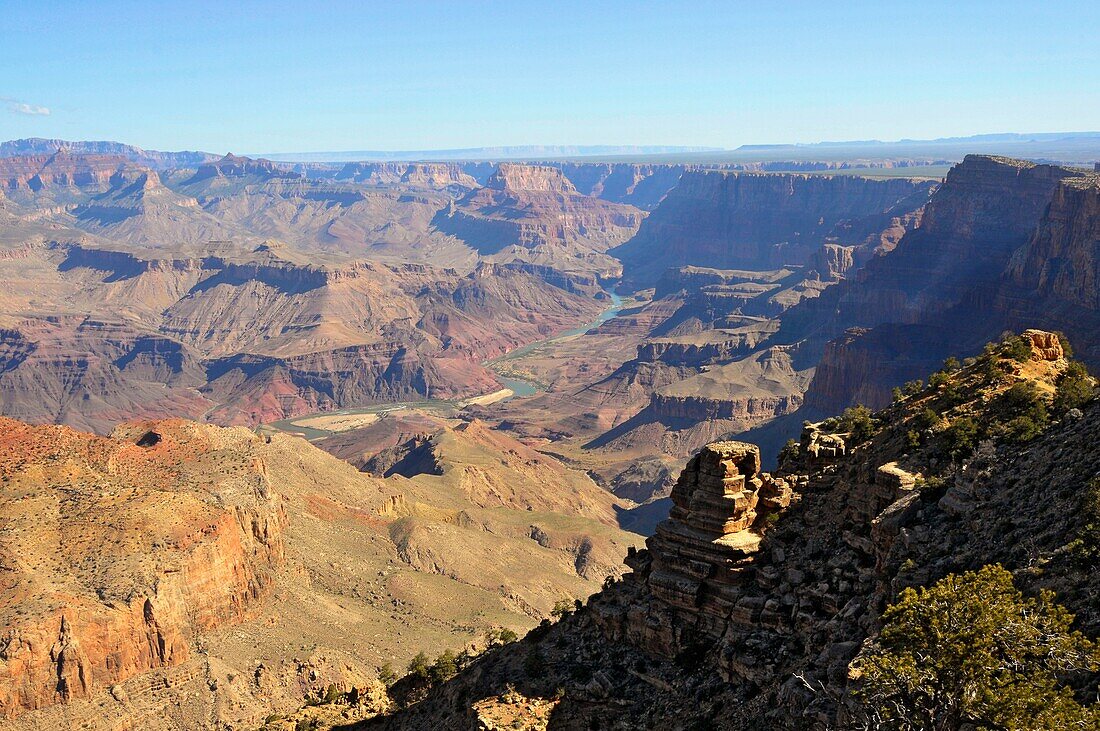 Desert View Watchtower Area Grand Canyon National Park Arizona