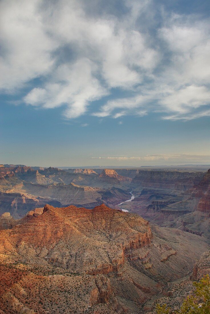 View of the Grand Canyon from Desert View Point, Grand Canyon National Park Arizona