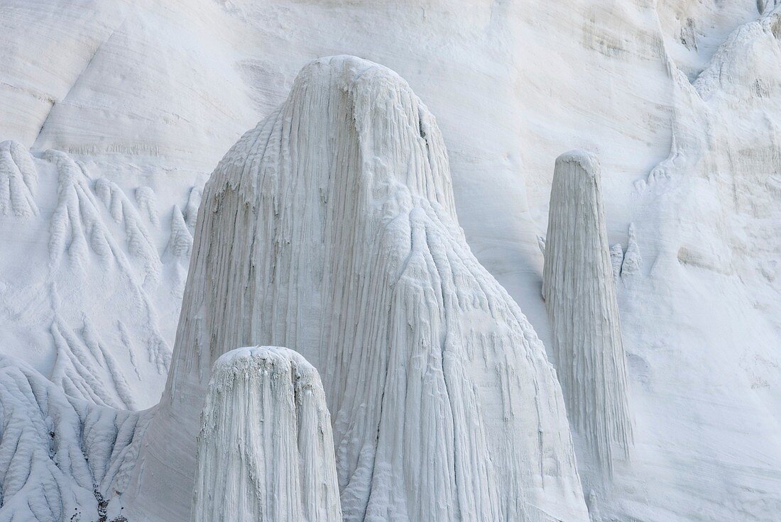 Ghostlike sandstone formations, Wahweap Hoodoos, Grand Staircase Escalante National Monument Utah
