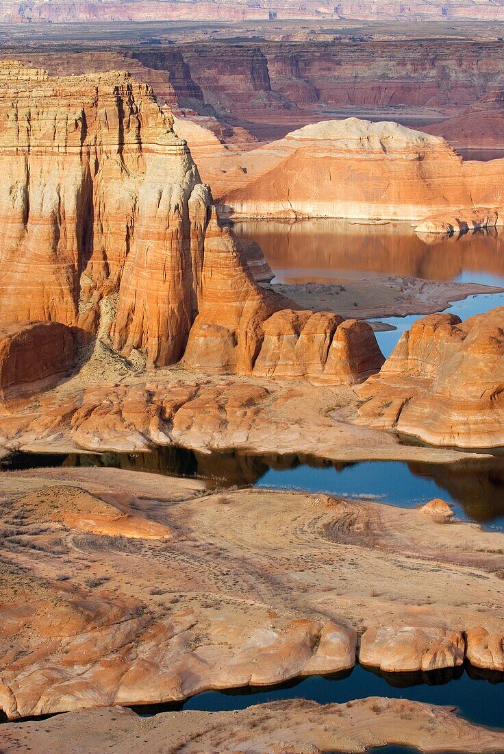 View of Padre Bay and Lake Powell from Alstrom Point, Glen Canyon National Recreation Area Utah